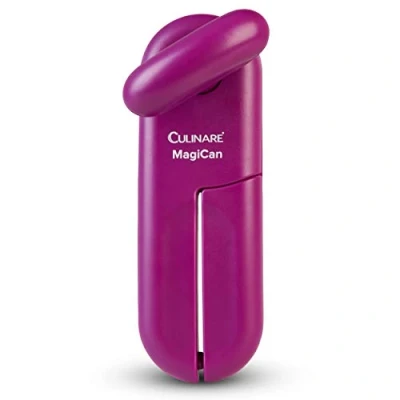 Imagen de Culinare C10026 MagiCan Abrelatas Manual, Violeta, Plástico/Acero inoxidable, Manija Aumentada, Cómoda, Abre Latas de Cualquier Tamaño
