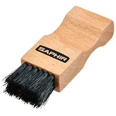 Imagen de SAPHIR BLEU Cepillo de pelo con pommadier, color negro
