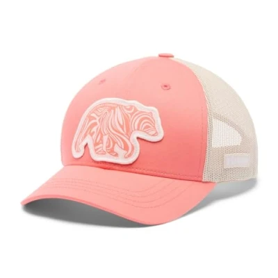 Imagen de Columbia Youth SNAP BACK Unisex Gorra para niños, Talla: One Size, Hot coral/dark stone/bear swirl