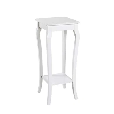 Imagen de HAKU Möbel Mesa auxiliar blanco, Madera maciza, MDF Dim.: AN 30 cm x AL 71 P cm, Estilo: Muebles Costeros
