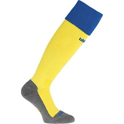Imagen de uhlsport Club Socks Medias De Juego, Hombre, Lima Amarillo/Azur, 45 47