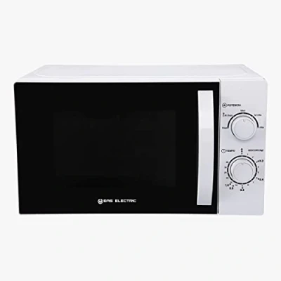 Imagen de EAS ELECTRIC SMART TECHNOLOGY EMB20L Microondas Color blanco 20 litros 5 niveles de Potencia Defrost temporizador 700W Diámetro del plato 255 mm