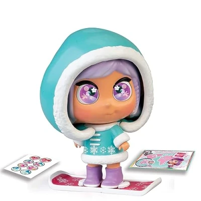 Imagen de Trotties Mini Emma de Alaska, Multicolor, muñecas Viaje la Serie Animada Dibujos Animados, con Accesorios, Regalo para niñas y niños a Partir 3 años