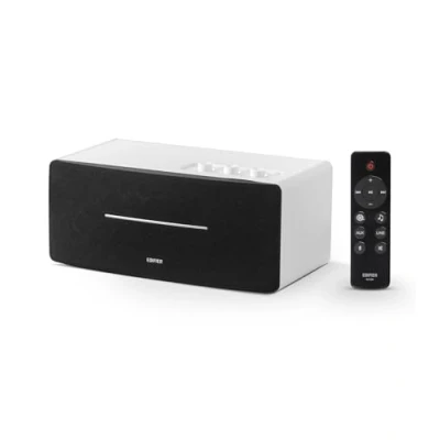 Imagen de Edifier D12 Altavoz Bluetooth, 70W de Sonido Estéreo con DSP, Agudos y Graves Nítidos, Entradas RCA/AUX/Bluetooth, Mando a Distancia Inalámbrico