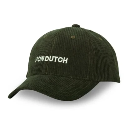 Imagen de Gorra Hombre y Mujer 100% Algodón, Béisbol VELVET, Efecto Pana, Ajustable, caqui, Talla única