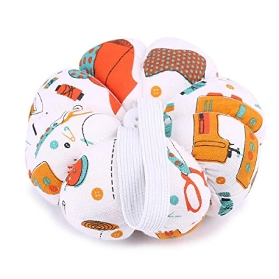 Imagen de Pin Cushion, Creativo Pumpkin Wrist Cojines de agujas portátiles, 4 colores opcionales(#2)
