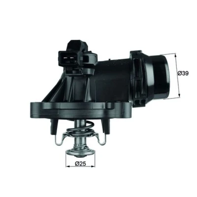 Imagen de MAHLE ORIGINAL TM 18 105 Termostato, refrigerante con junta BMW: 3 Berlina, Coupé, 5 Berlina