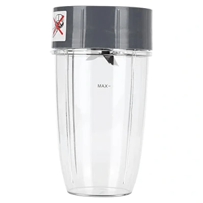 Imagen de HOUH Piezas de Repuesto para Licuadora, Vasos 24 Oz Compatibles con Licuadora 600 W 900 W, Y Conjunto Cuchillas Nutribullet