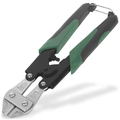 Imagen de BLOSTM Mini cortadores de pernos 8 pulgadas, alambre resistentes tratados térmicamente para máxima durabilidad, cortador cadena (verde)
