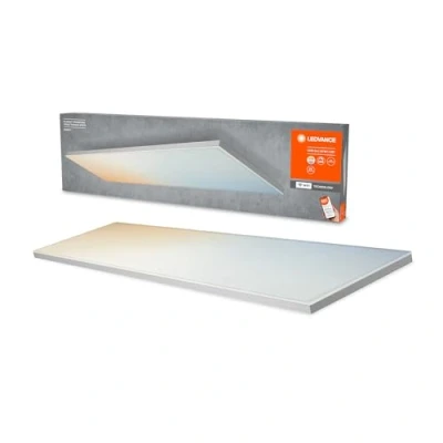 Imagen de LEDVANCE Plafón LED inteligente, panel interior con tecnología WiFi, color de luz cambiante (3000K 6500K), 1200mm x 300mm, compatible Google y Alexa Voice Control, SMART+ WIFI PLANON FRAMELESS