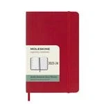 Imagen de Moleskine Weekly Planner 2023 2024, Agenda 18 Meses, Académica, Semanal de Tapa Suave, Tamaño Bolsillo 9 x 14 cm, Color Rojo Escarlata