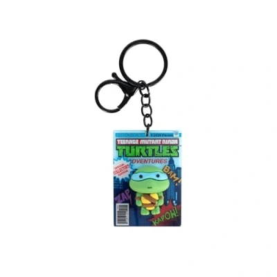 Imagen de Ninja Turtles TMNT Llavero 3D con diseño de personaje oficial, regalo para fans las tortugas, multicolor, talla única