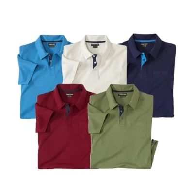 Imagen de ATLAS FOR MEN Lote de 5 Polos Casual M