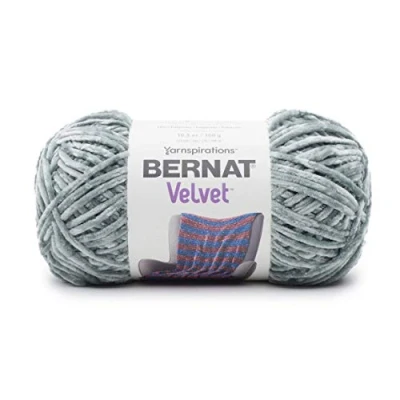 Imagen de BERNATA Terciopelo, 100% poliéster, color verde liso, 300 g