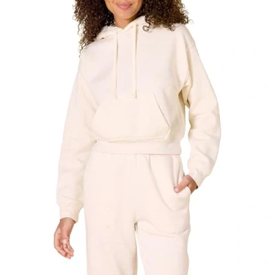 Imagen de Amazon Essentials Sudadera Corta con Capucha (Disponible en Tallas Grandes) Mujer, Avena Mezcla, S