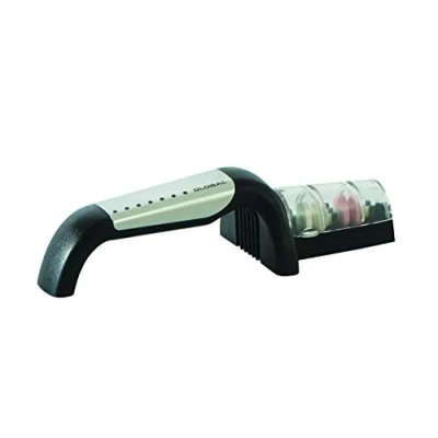 Imagen de Global G 91/BW Minosharp Afilador de cuchillos (cerámica, 2 niveles, 2,1, acero inoxidable)