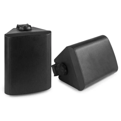 Imagen de Power Dynamics BG065 Conjunto de Altavoces Interior/Exterior 6,5&quot; con una Potencia máxima 150W, Resistente a la Intemperie, Soporte para Techo o Pared, Ideal oficinas, gimnasios, etc. Negro