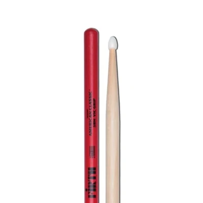 Imagen de Vic FIrth Baquetas de la serie American Classic® 5BNVG Grip Madera nogal Punta Nailon