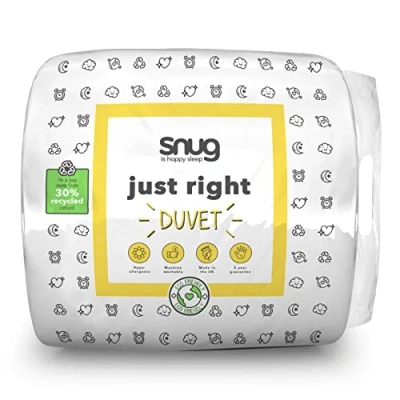 Imagen de Snug Just Right Edredón de 10,5 TOG, Fibra Hueca, Blanco, Doublé