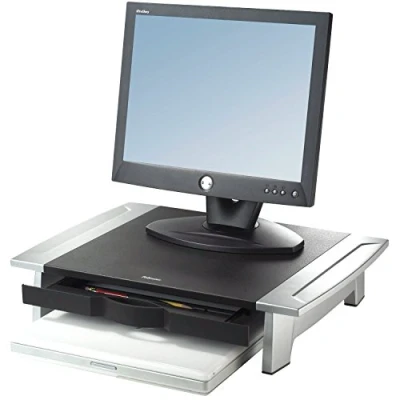 Imagen de Soporte para portátil Fellowes 8038401 Designer Suites, Hasta 17&quot;, Negro