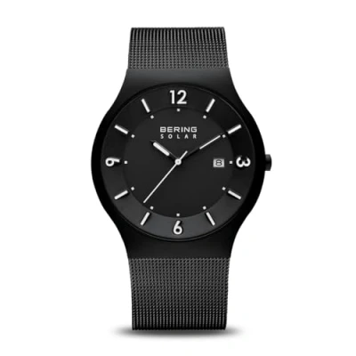 Imagen de BERING Reloj Analógico para Hombre de Energía Solar con Correa en Acero Inoxidable 14440 222