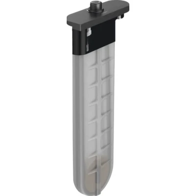Imagen de Hansgrohe 28010340 Juego Completo, Cromo Negro Cepillado, Fertigset eckig