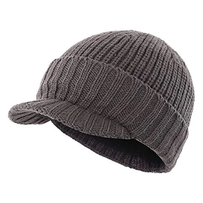 Imagen de Magracy Gorro de punto para hombre gris Taille unique