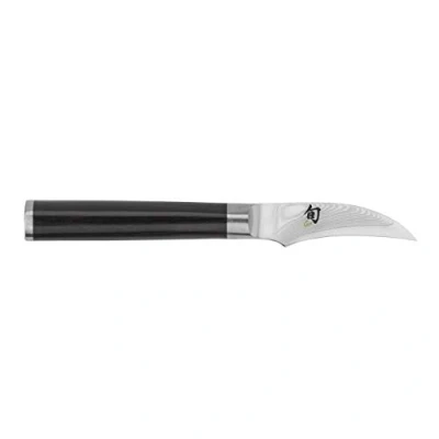 Imagen de KAI Shun Classic Cuchillo japonés para pelar con hoja de 6,5 cm Damasco 32 capas núcleo VG MAX 61 (±1) HRC Mango madera Pakka tornear forjado