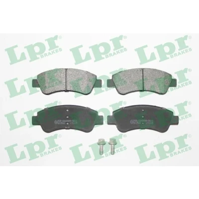Imagen de LPR 05P1188 Juego de pastillas freno con tornillos CITROËN: Xsara Hatchback, C4 II I Hatchback
