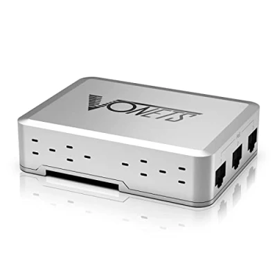 Imagen de Vonets Gigabit 5 Puertos PoE Switch Extender con 3 Salidas PoE, 1 Enlace Ascendente, SFP 10/100/1000 Mbps, conmutador Ethernet IEEE / 802.3at AF para Puerto de Red extensión