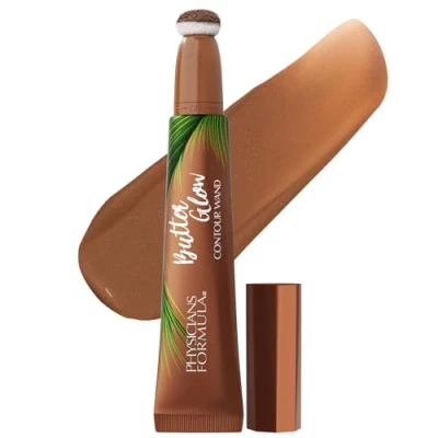 Imagen de Physicians Formula Butter Glow Contour Wand, Bronceador Líquido para una Definición Instantánea, Nutritivo y Cremoso, Fácil Aplicación, Medium Deep