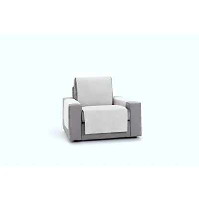 Imagen de Eysa Levante Funda de sofá, Algodón, Blanco, 1 Plaza