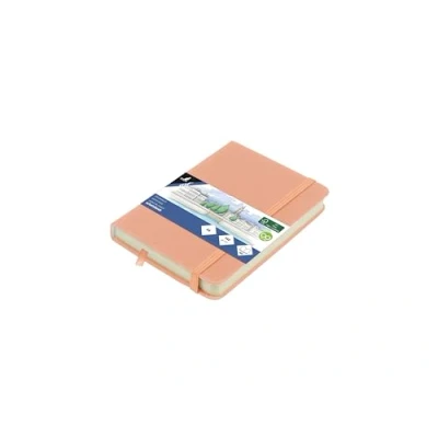 Imagen de Kangaro Art Cuaderno de bocetos (A6, tapa dura, poliuretano, 80 hojas, 140 g, papel color crema), rosa