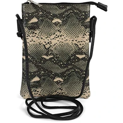 Imagen de styleBREAKER Mini Bag Borsa a tracolla da Donna in Finta Pelle di serpente, Spalla, Mano, 02012305, Colore:Beige Grigio