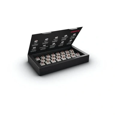 Imagen de CHERRY MX RGB BROWN switch Kit, 23 interruptores mecánicos para teclado DIY, Hot Swap o Gaming, táctil sin clic, preciso, robusto y perceptible