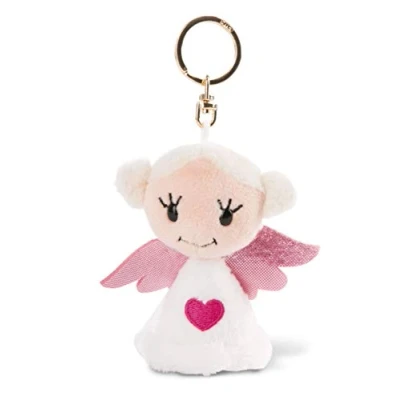 Imagen de NICI Llavero ángel de la Guarda con corazón 9cm, Color Blanco/Rojo, Talla única (47070)