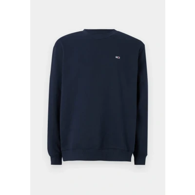 Imagen de Tommy Jeans TJM Reg S Flag Crew Dm0dm20741 Sudadera de Cuello Redondo Hombre, Azul (Dark Night Navy), M