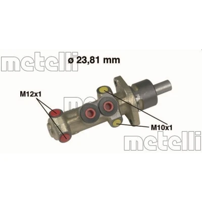 Imagen de METELLI 05 0223 Cilindro Maestro de Freno 23,81 Hierro fundido RENAULT: LAGUNA 1