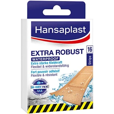 Imagen de Hansaplast Extra Robust Waterproof Strips Pflaster, 16 pzas Esparadrapo