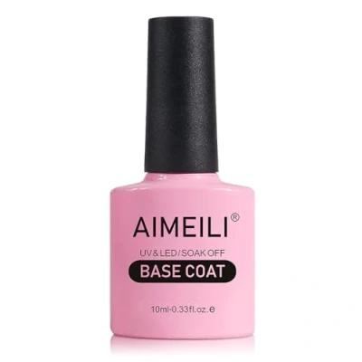 Imagen de AIMEILI Base Coat Semipermanente Capas Esmalte De Uñas UV LED Soak Off Gel 10ml