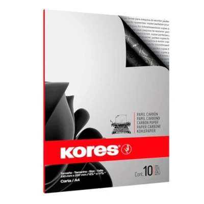Imagen de Kores 78966 Papel carbón (A4, 10 hojas)