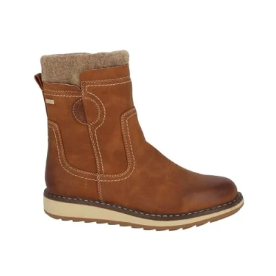 Imagen de TOM TAILOR 4292703, Bota a la Altura de Pantorrilla Mujer, coñac, 40 EU