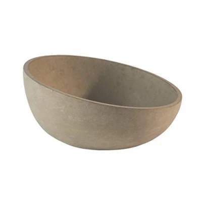 Imagen de APS Contenedor Element de hormigón con base apta para muebles Apilable y las dimensiones Ø: 22 x H: 6 cm / 10,5 1,1 litros