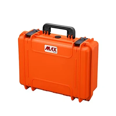 Imagen de MAX MAX430.001 naranja Maleta hermética vacía dimensiones internas 426 x 290 159 mm