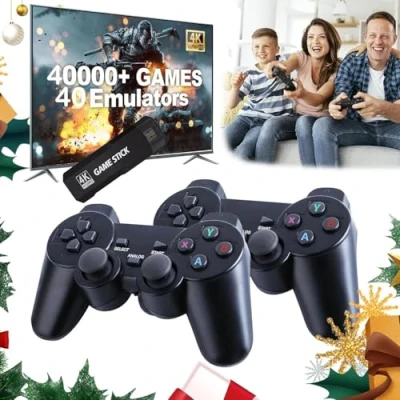 Imagen de Timits Consola de Juegos portátil.Consola Retro Videojuegos X2.38800 Juegos,Game Stick 4k.Videojuegos.