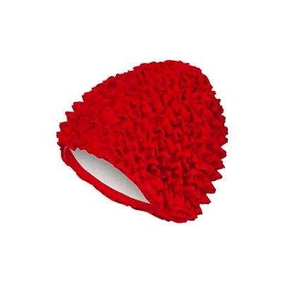 Imagen de Fashy Gorro de natación para mujer, color rojo