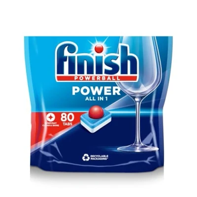 Imagen de Finish Pastillas para lavavajillas All in 1 Max Original, 80 tabletas (el embalaje puede variar)