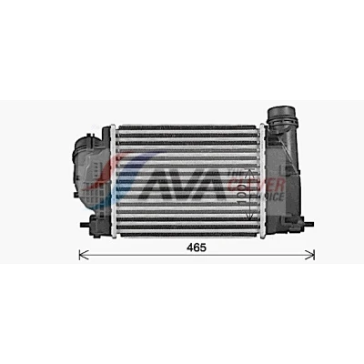 Imagen de PRASCO DN4469 Intercooler Con acoplamientos rápidos RENAULT: Kadjar, Megane IV Berlina, NISSAN: Qashqai 2