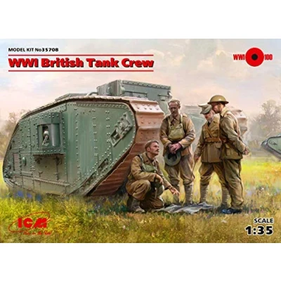 Imagen de ICM ICM35708 1:35 WWI British Tank Crew 4 higos