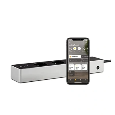 Imagen de Regleta inteligente Eve Energy Strip, 3 enchufes, Wi Fi, Blanco